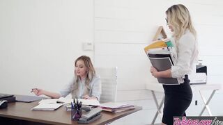 Twistys - beauty cougar Kenzie Taylor spankes her new assistant Britney Light