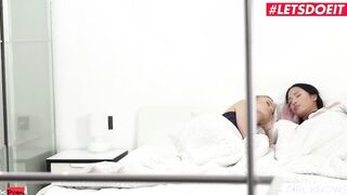 AGirlKnows - Nancy A And Kris De Foxx Freaky Ukrainian Lesbian Catches Her BFF Masturbating