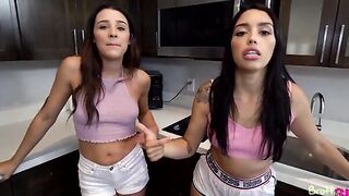 Vanessa Sky and her friend Kylie Rocket are having an argument over a dude right in front of Vanessa's stepbrother,