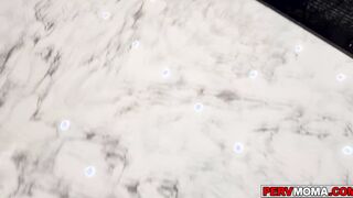 Stepson catches stepmom Jeny masturbating