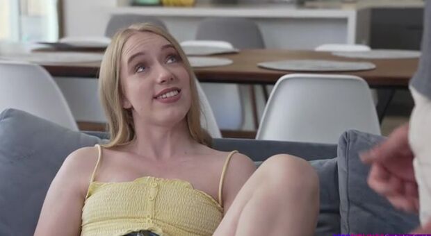 Kallie Taylor has no shame about where and when she masturbates. Right in the living