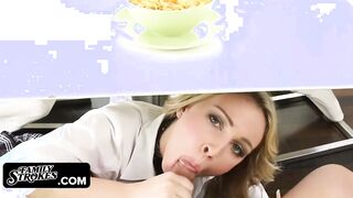Erotic 18 Yo Cali Sparks Fucks Stepdaddy behind Mommy's back