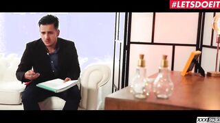 LETSDOEIT - Clea Gaultier Turns Interview In Hardcore Sex