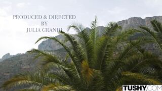 TUSHY Anal-Enjoying Beauty Mia lets her body do the talking