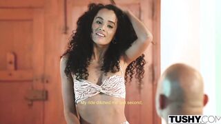 TUSHY Anal-Enjoying Beauty Mia lets her body do the talking