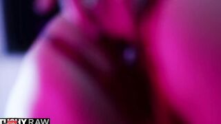 TUSHYRAW Innocent looking Blonde Gapes like a Expert