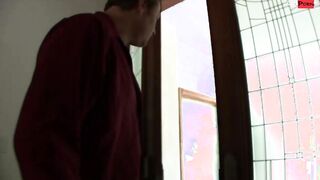 19 Year Old Curvy Dark Hair Getting Banged! By An Older Man