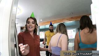 Xander Corvus Enjoys A 3some With Codi Vore and Nolina Nyx Which Ends With A Double F