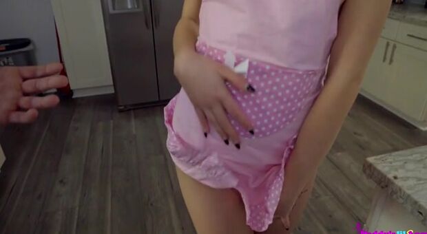 Haley Reed decides it's time to seduce her stepdad Romeo Prince. Dressed in just an apron that acts as a