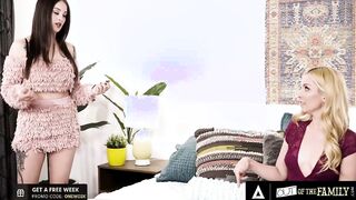 Pretty Women Maddy may Getting Rewarded by Long Tits Stepmom Aaliyah Love