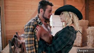 Deeper. Domme cowgirl Kenna uses Dante as she wishes