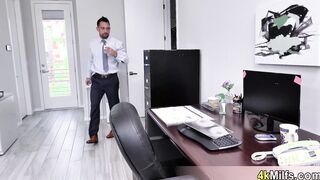MILF loves playing tricks on employees