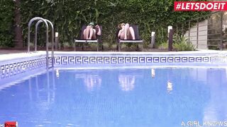AGirlKnows - Ginebra Bellucci And Julia De Lucia Erotic Spanish Lesbians sexy Orgasms With Her BFF