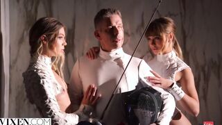 VIXEN Rivals Avery & Naomi Team up to Seduce Fencing Coach