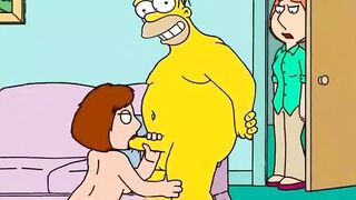 Griffins and Simpsons wife exchange