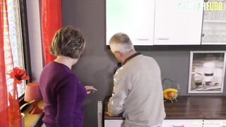AMATEUREURO - German Mature Lady Cheats And Fucks Mature Next Door