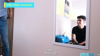 Two queer Latino roomies breeding!