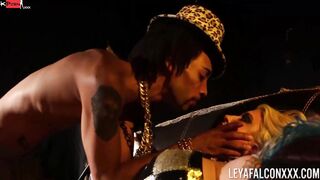 PORNSTARPLATINUM Sexsual Leya Falcon Endures Rough Fucking