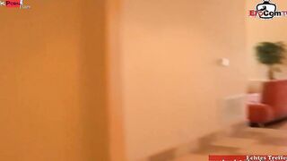 Bimbo with natural jugs getting a facial after she gotten