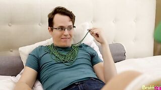 Justin Hunt has offered to take his stepsister Danni Rivers and her friend Kiara Cole to a St. Patrick's Day