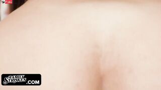 Perv Stepbrother Covers Bombshell Cutie Selena Love's Face With Goddess