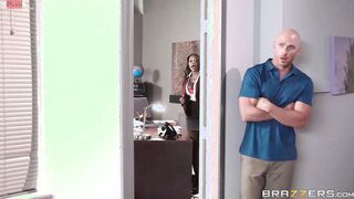 Oily Office Scene With Johnny Sins, Diamond Jackson - Brazzers Official