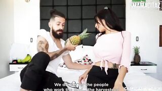 CARNE DEL MERCADO - Huge Boobed Latina Hoe Is Hungry For