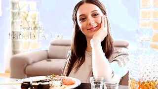 Isabella De Laa is a tall drink of water who is dressed to impress for her date with Lutro. Lutro