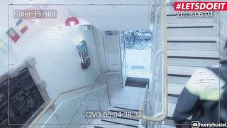 HornyHostel - Surprise Blowjobs Leads to beauty Sex with Blonde Bae Emily Goddess Full Clip