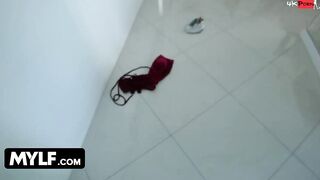 Mylf - Vulgar Milf Jerks Off Her Young Dudes Dick