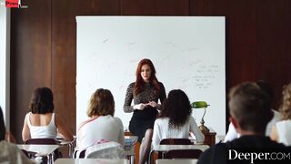 Deeper. Maitland Ward teaches her students are dark lesson 2