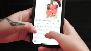 Big Ass Callie Black on Orange Outfit Wants Anal