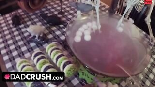 DadCrush - Sweet Bae Celebrated Holloween By Gets Her Tight Twat Plowed Hard By Long Penis
