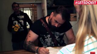 TURNED ON HOSTEL - Kitty Fox And Nikki Fox Cheating 19 Year Mature In beauty FFM three Way Full Movie