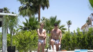 Pool party turns into a wild ass fucking marathon!