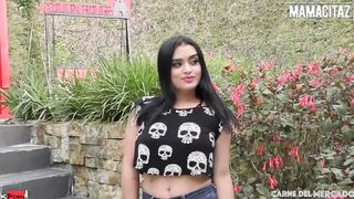 CARNE DEL MERCADO - Julia Cruz Enjoys two Cocks In Her Dripping Twat