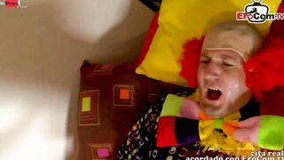 Spanish blonde chick with huge natural saggy boobies wanna screwed