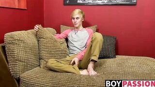 Cooper Steels smooth ass being stretched by a big toy