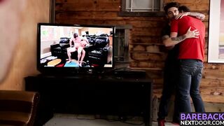 Quentin enjoys threesome banging with JJ and Johnny