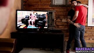 Quentin enjoys threesome banging with JJ and Johnny
