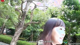 Chubby Moriwaki knows how suck a hard penis
