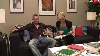 Jasmine Jolie Lets Her Bf Cum All Over Her Face And Glasses