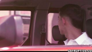 Sex club regular Mason Lear shows his dick for Des Irez