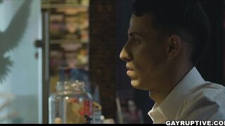 Sex club regular Mason Lear shows his dick for Des Irez