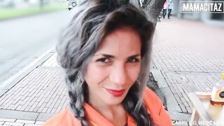 CARNEDELMERCADO - (Laura Montenegro, Pedro Nel) - sexy Latina MILF Tries Porn And Loves It