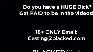 BLACKEDRAW Chloe & Kyler got tag teamed by 2 big big black dick
