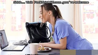 Josephine Jackson Indulges In Her Bf's Teasing & Enjoys A Hard Fuck Before Work