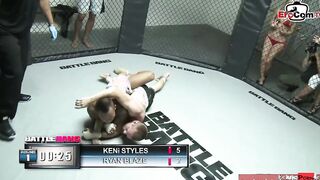 Analsex with a huge tit dark hair slut after the competition