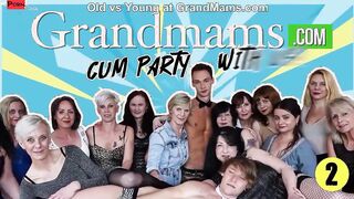 Grandma s First gang bang
