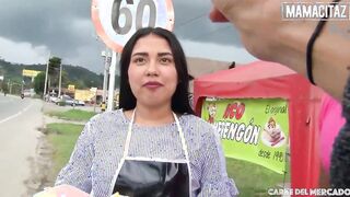 CARNEDELMERCADO - Young Latina Bombshell Banged! Hard by Stranger's Big Cock